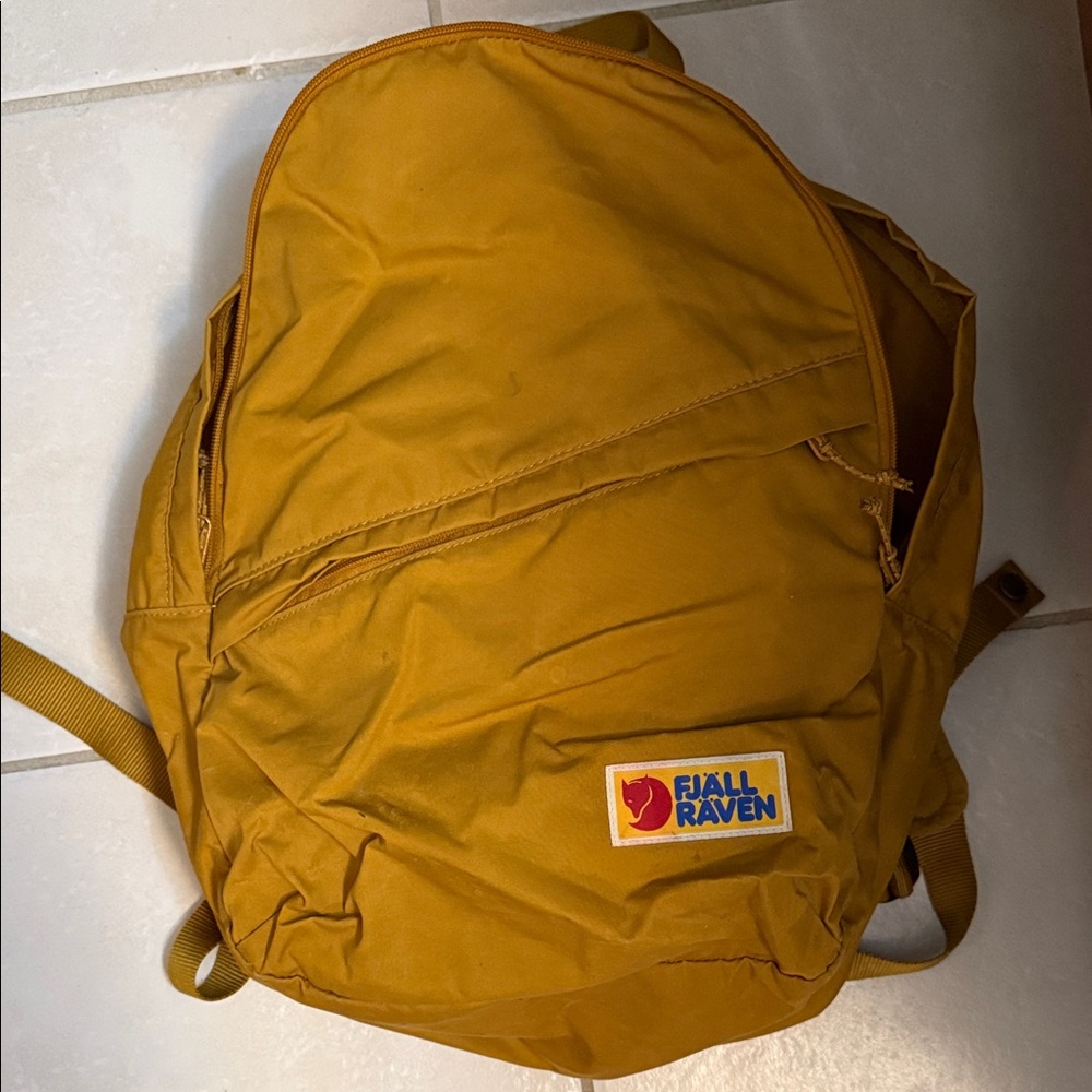 Fjallraven Mustard Backpack
